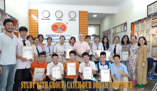 Học viên đạt 7.0 - 8.0 của TTNN Oxford Quảng Ninh